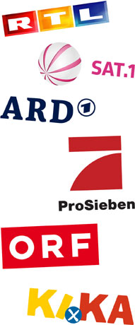 RTL, Sat1, ARD, ORF